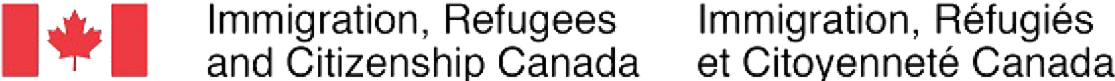 Immigration, Refugees and Citizenship Canada | Immigration, Refugies, et Citoyennete Canada