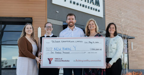 Tatham Engineering Pledges $100,000 to New YMCA in Barrie  to Foster Community Health and Wellness - YMCA of Simcoe Muskoka